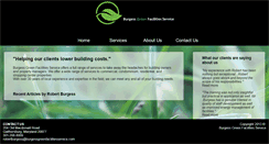 Desktop Screenshot of burgessgreenfacilitiesservice.com